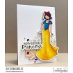 UPTOWN GIRL SNOW WHITE RUBBER STAMP